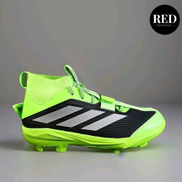 Adidas Adizero Edge+ TPU Baseball Cleats Solar Green IH6139 - Men's Size 10.5 - Picture 9 of 14